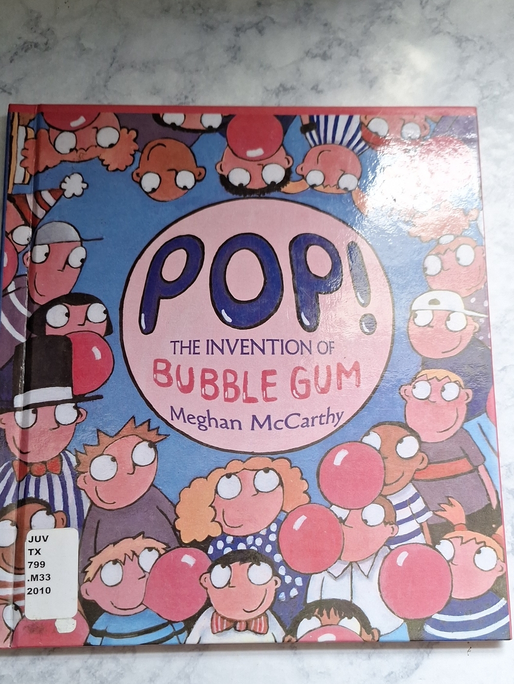 POP! The Invention of Bubble Gum - Pink and Blue Kids Picture Book